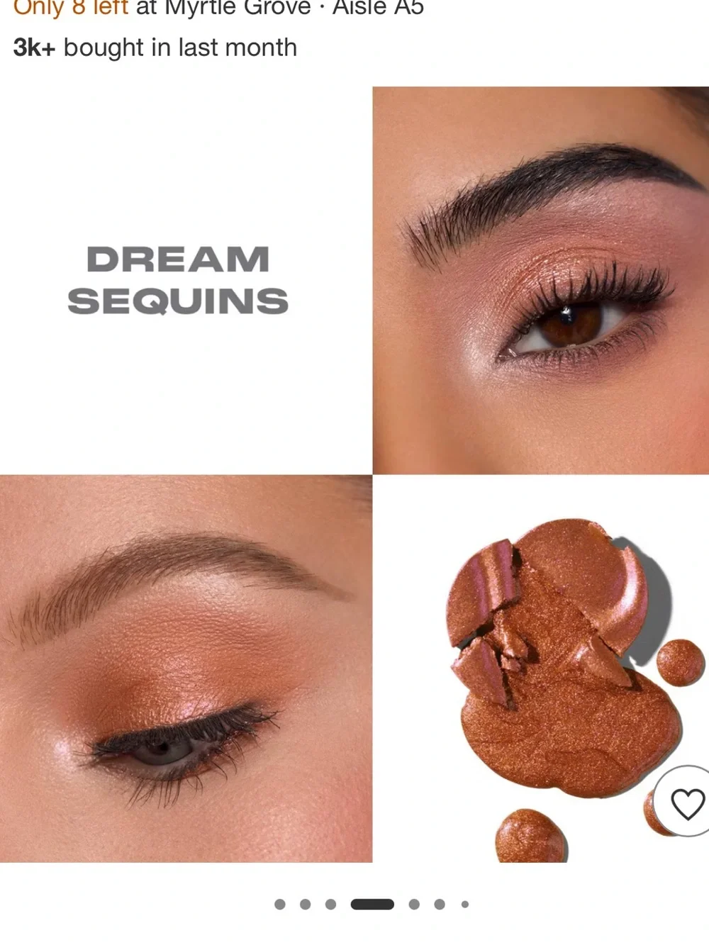 Morphe Eyeshadow Trio - Dream Sequins